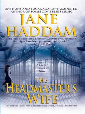 cover image of The Headmaster's Wife--A Gregor Demarkian Novel